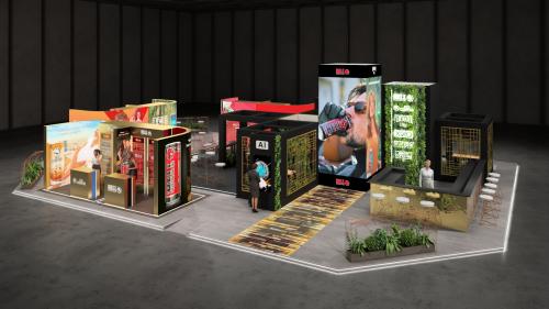 2024 | Hell stand | Párizs | sial | látványterv 2024 Hell stand Párizs látványterv